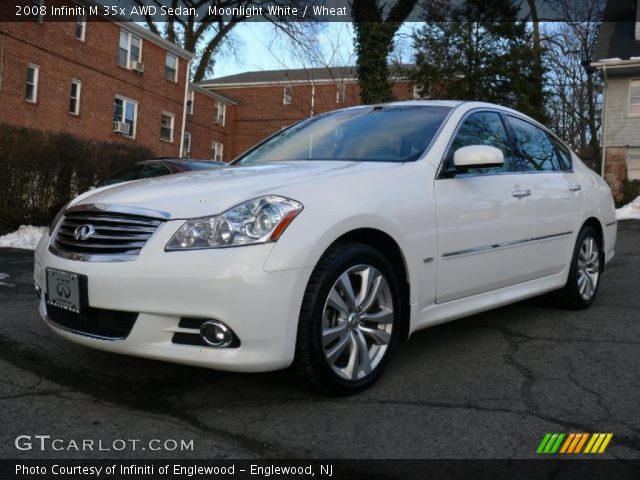 2008 Infiniti M 35x AWD Sedan in Moonlight White