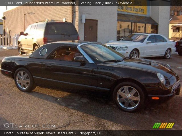 2003 Ford Thunderbird Premium Roadster in Evening Black