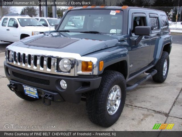 2007 Hummer H3  in Slate Blue Metallic