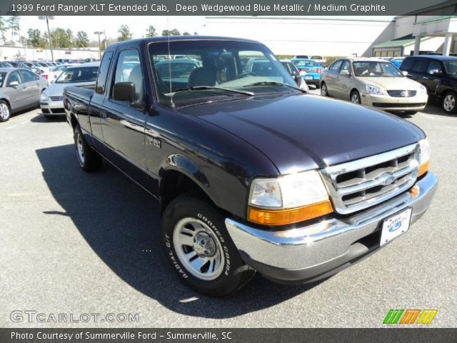 1999 Ford Ranger XLT Extended Cab in Deep Wedgewood Blue Metallic