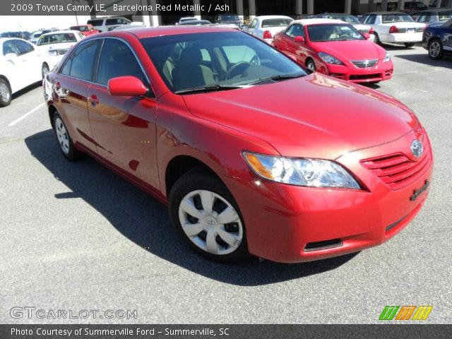 2009 Toyota Camry LE in Barcelona Red Metallic