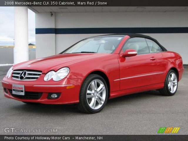 2008 Mercedes-Benz CLK 350 Cabriolet in Mars Red