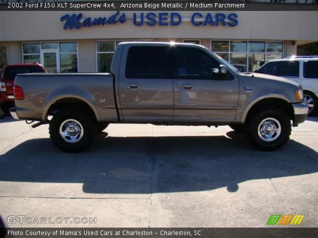 2002 Ford F150 XLT SuperCrew 4x4 in Arizona Beige Metallic