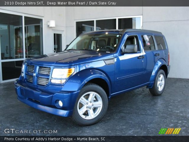 2010 Dodge Nitro SXT in Deep Water Blue Pearl