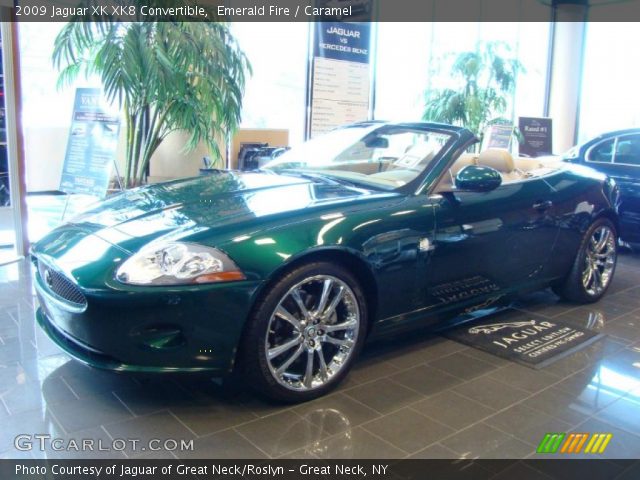 2009 Jaguar XK XK8 Convertible in Emerald Fire