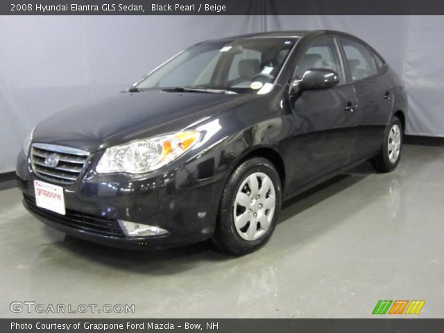 2008 Hyundai Elantra GLS Sedan in Black Pearl