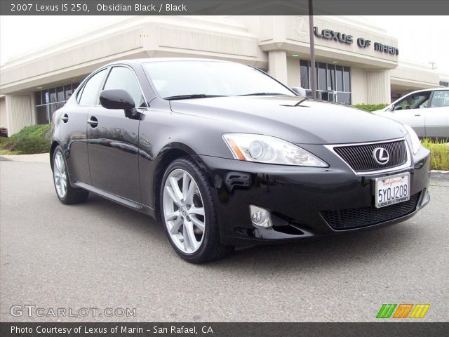 2007 Lexus IS 250 in Obsidian Black