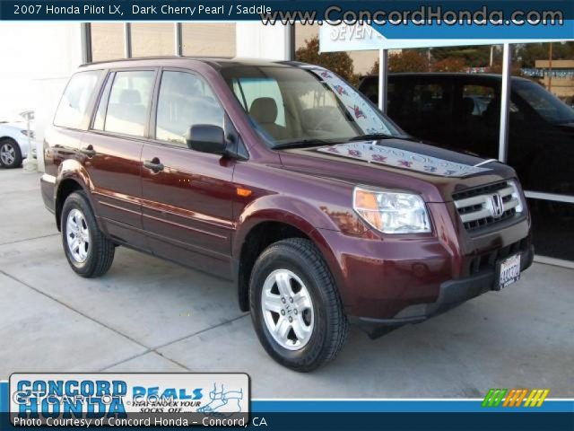 2007 Honda Pilot LX in Dark Cherry Pearl