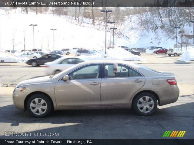 2007 Toyota Camry LE in Desert Sand Mica
