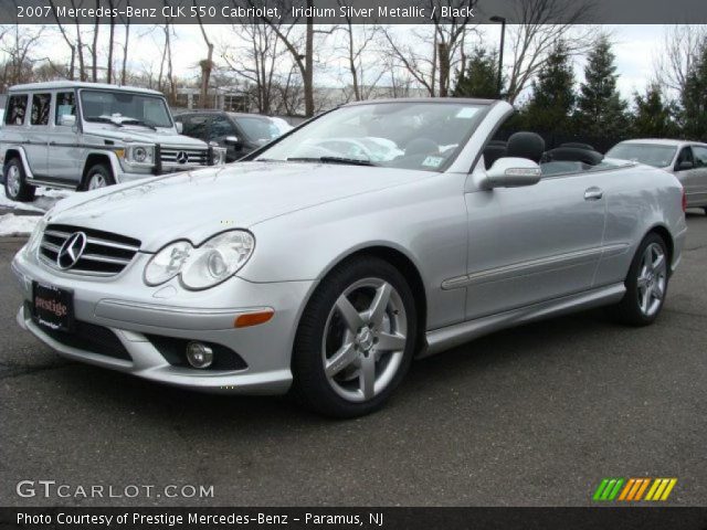 2007 Mercedes-Benz CLK 550 Cabriolet in Iridium Silver Metallic