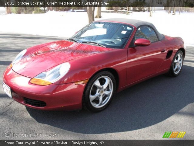 2001 Porsche Boxster  in Orient Red Metallic