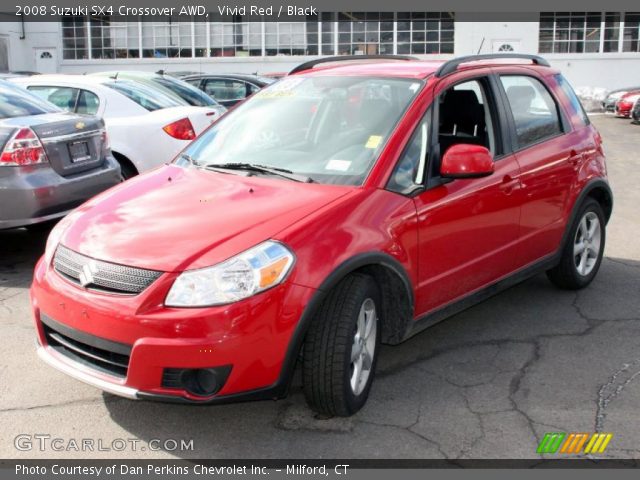 2008 Suzuki SX4 Crossover AWD in Vivid Red