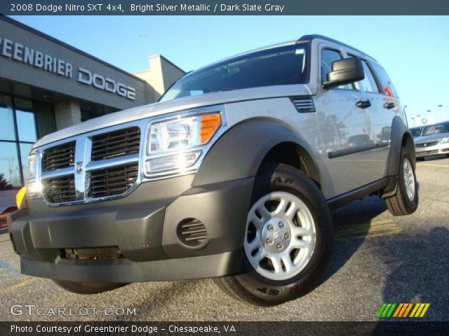 2008 Dodge Nitro SXT 4x4 in Bright Silver Metallic