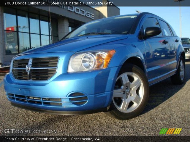 2008 Dodge Caliber SXT in Steel Blue Metallic