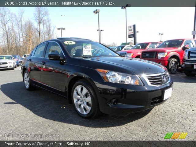 2008 Honda Accord EX Sedan in Nighthawk Black Pearl