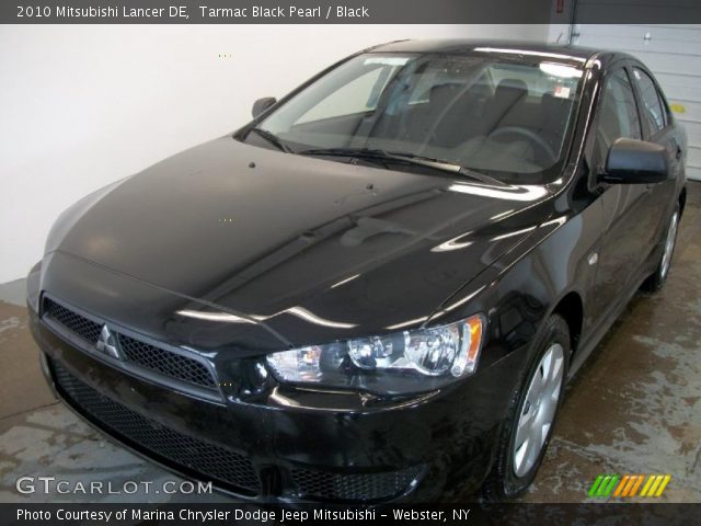 2010 Mitsubishi Lancer DE in Tarmac Black Pearl