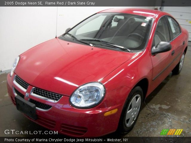 2005 Dodge Neon SE in Flame Red