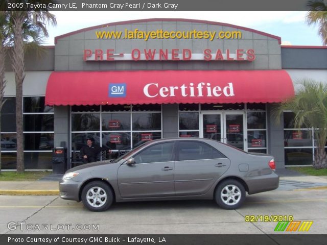 2005 Toyota Camry LE in Phantom Gray Pearl