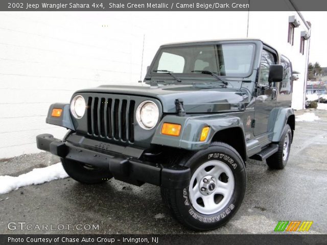 2002 Jeep Wrangler Sahara 4x4 in Shale Green Metallic