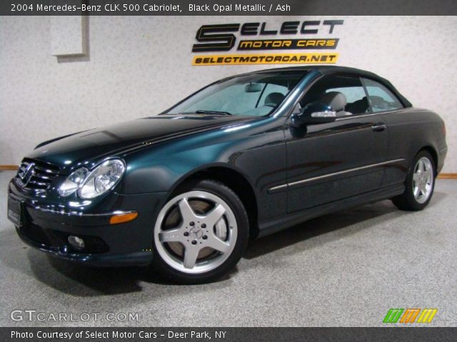 2004 Mercedes-Benz CLK 500 Cabriolet in Black Opal Metallic