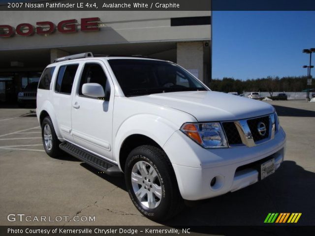 2007 Nissan Pathfinder LE 4x4 in Avalanche White