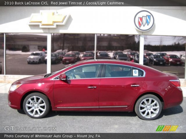 2010 Buick LaCrosse CXS in Red Jewel Tintcoat