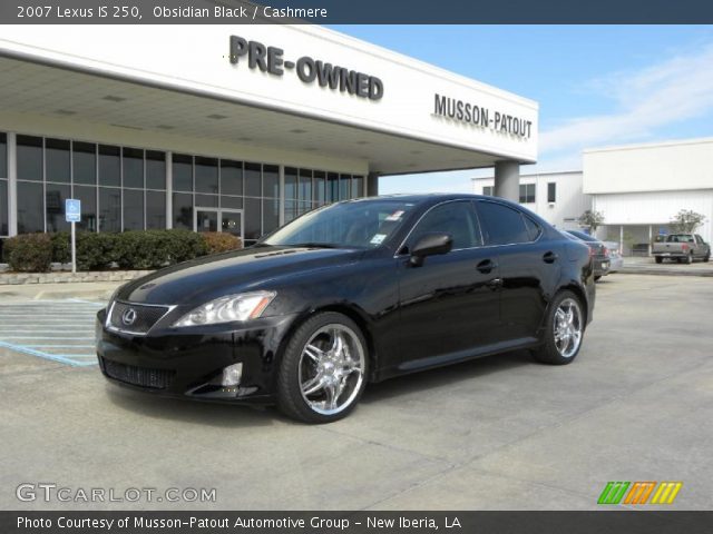 2007 Lexus IS 250 in Obsidian Black