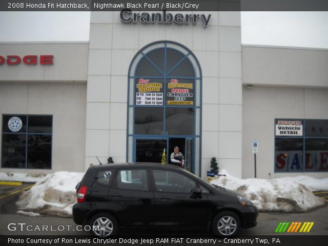 2008 Honda Fit Hatchback in Nighthawk Black Pearl