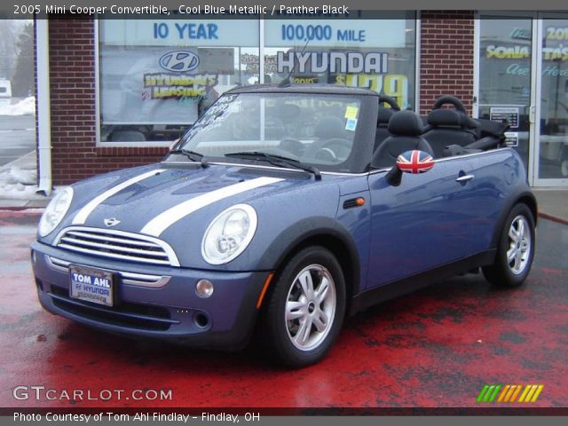 2005 Mini Cooper Convertible in Cool Blue Metallic