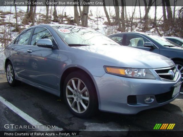 2008 Acura TSX Sedan in Glacier Blue Metallic