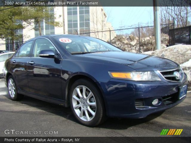 2007 Acura TSX Sedan in Royal Blue Pearl