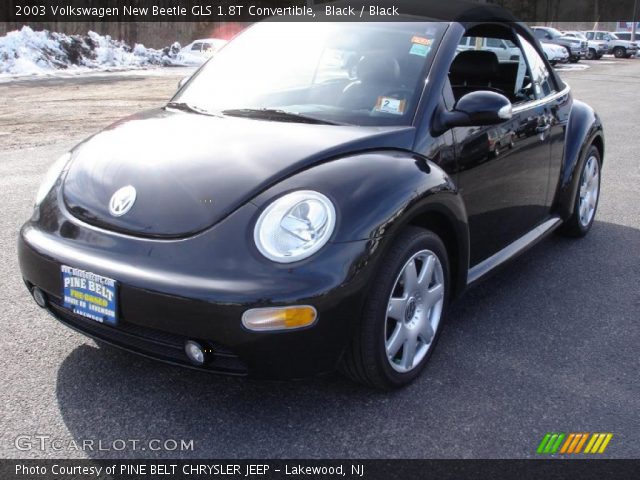 2003 Volkswagen New Beetle GLS 1.8T Convertible in Black