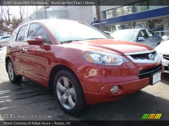 2007 Acura RDX Technology in Moroccan Red Pearl
