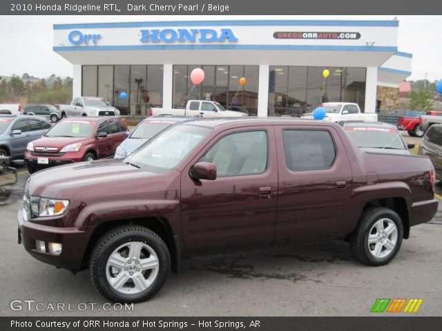 2010 Honda Ridgeline RTL in Dark Cherry Pearl