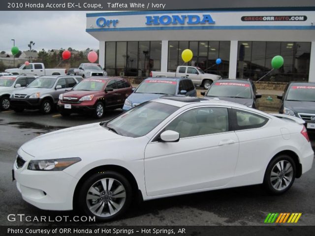 2010 Honda Accord EX-L Coupe in Taffeta White