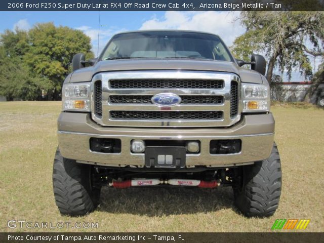 2006 Ford F250 Super Duty Lariat FX4 Off Road Crew Cab 4x4 in Arizona Beige Metallic