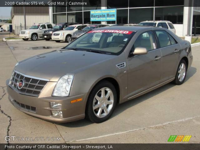 2008 Cadillac STS V6 in Gold Mist