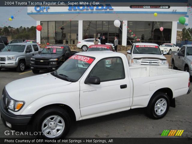 2004 Toyota Tacoma Regular Cab in Super White