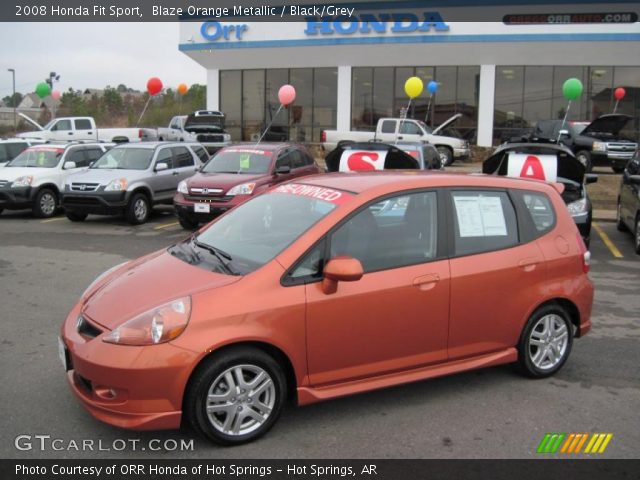 2008 Honda fit sport orange