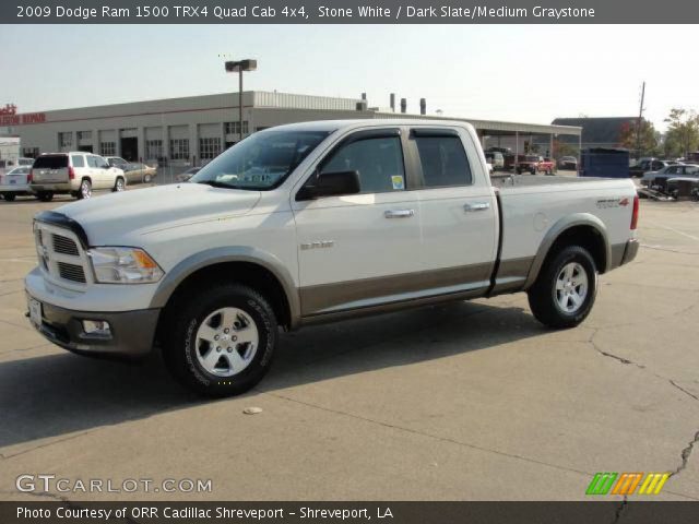 2009 Dodge Ram 1500 TRX4 Quad Cab 4x4 in Stone White