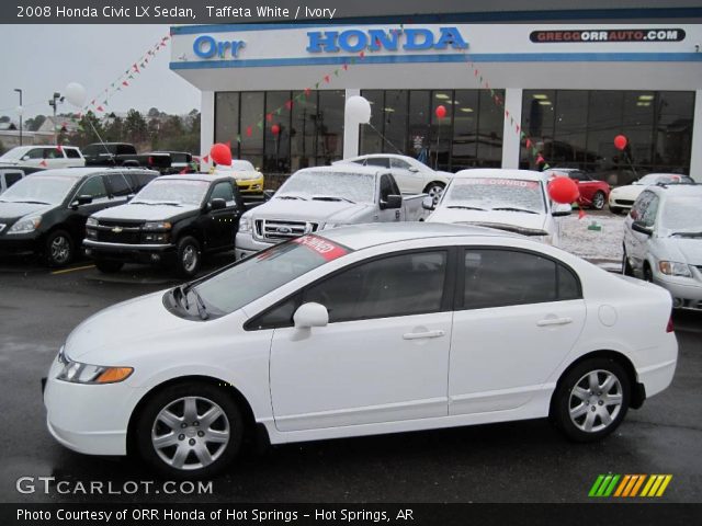2008 Honda Civic LX Sedan in Taffeta White