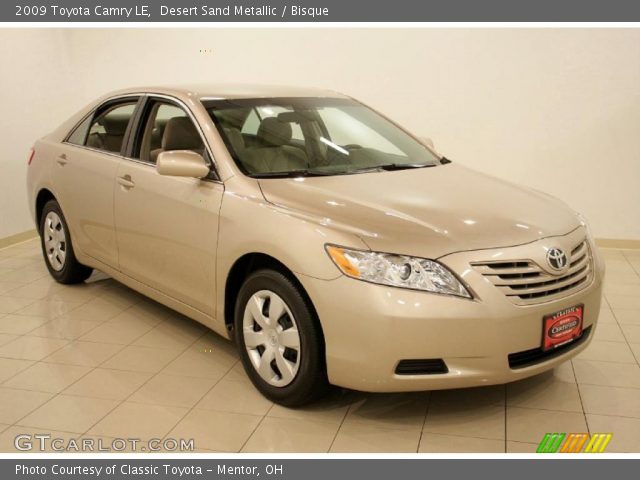 2009 Toyota Camry LE in Desert Sand Metallic