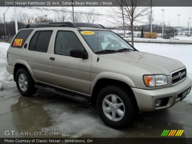 2002 Nissan Pathfinder SE 4x4 in Sahara Beige Metallic