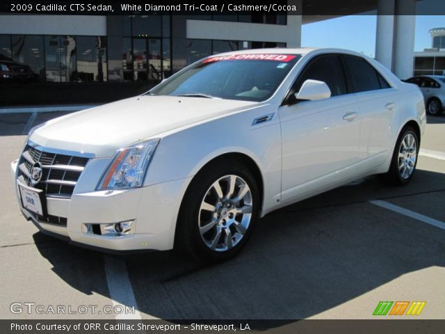 2009 Cadillac CTS Sedan in White Diamond Tri-Coat