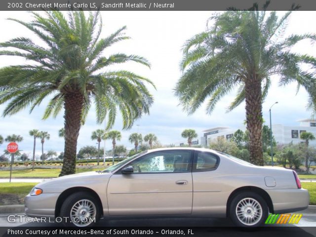 2002 Chevrolet Monte Carlo LS in Sandrift Metallic