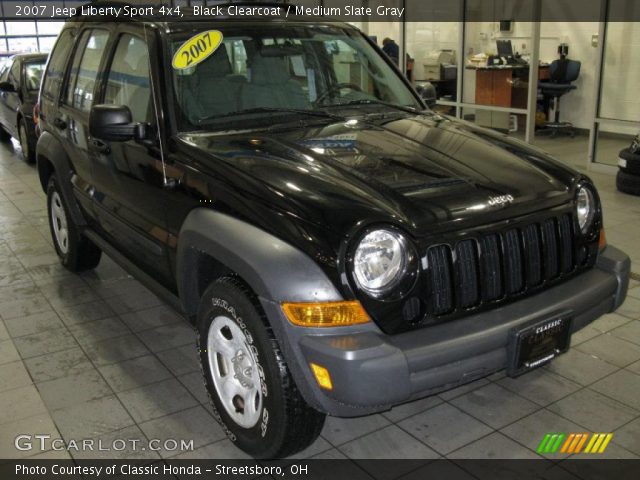 2007 Jeep Liberty Sport 4x4 in Black Clearcoat