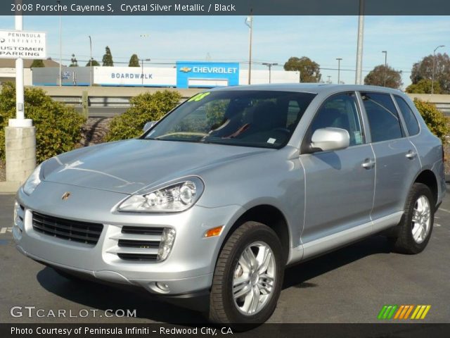 2008 Porsche Cayenne S in Crystal Silver Metallic