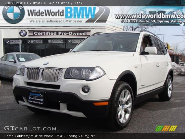 2009 BMW X3 xDrive30i in Alpine White