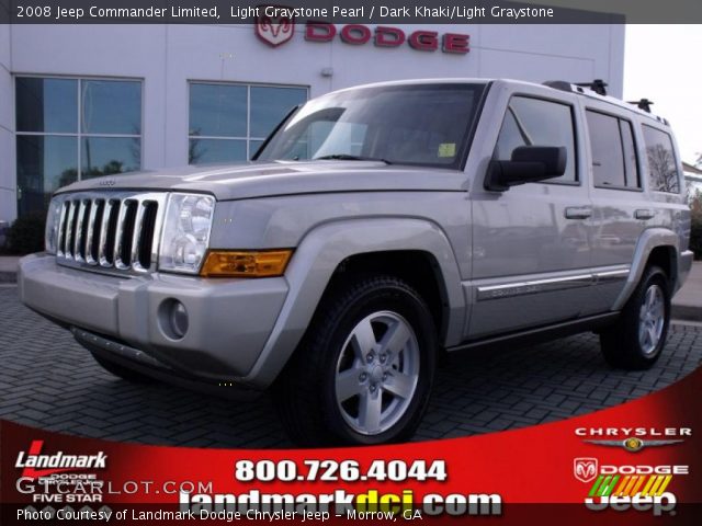 2008 Jeep Commander Limited in Light Graystone Pearl