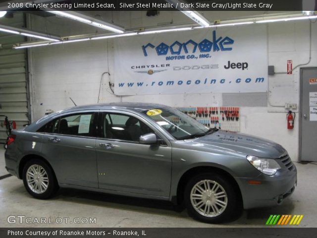 2008 Chrysler Sebring Limited Sedan in Silver Steel Metallic